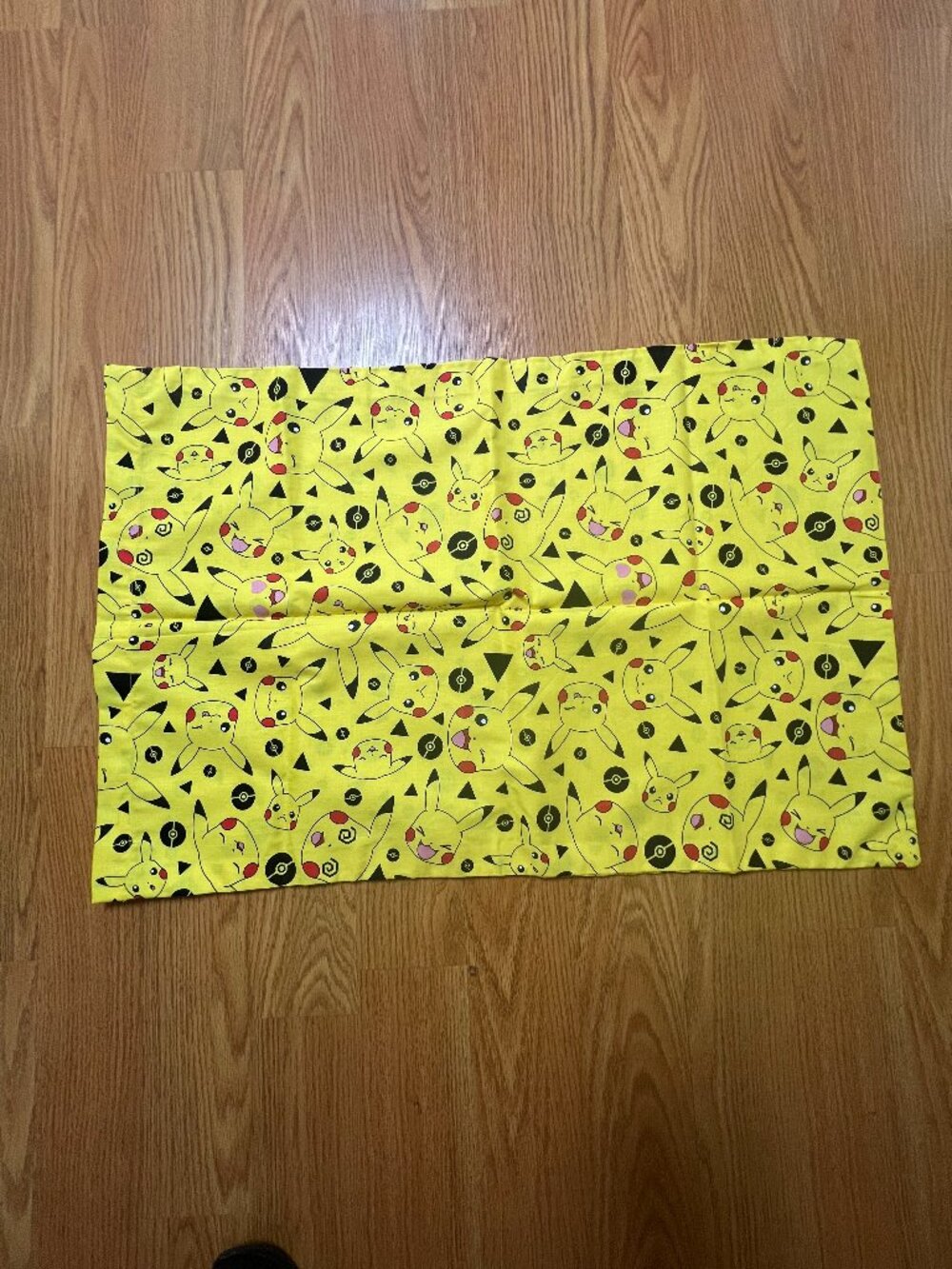 Pokemon Pikachu Pillowcase Yellow All Over Print 20'" Anime Bedding handmade New